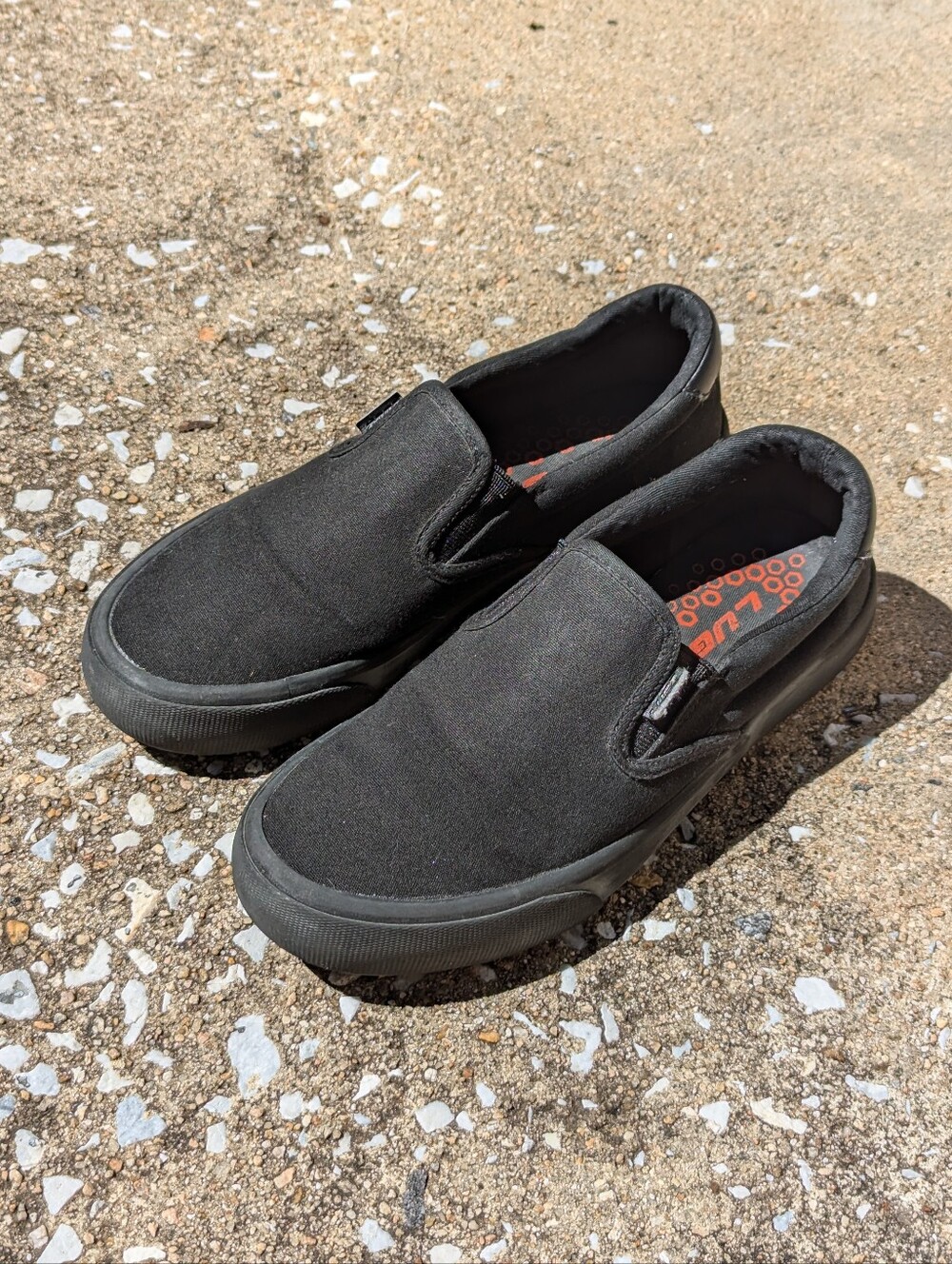 Lugz Women's Black Slip-On Canvas Casual Sneakers